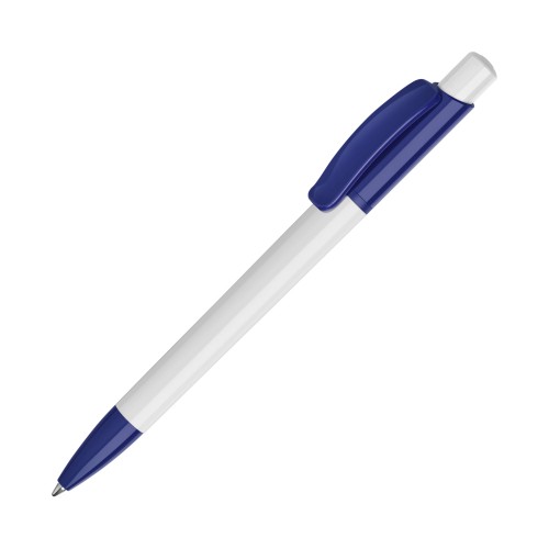 Balpen Kamal hardcolour, Wit / Donkerblauw