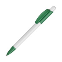 Balpen Kamal hardcolour, Wit / Donker Groen