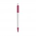 Ball pen Kamal hardcolour, White / Pink