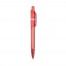 Ball pen Ducal Clear transparent (RX210 refill), Transparent / Red