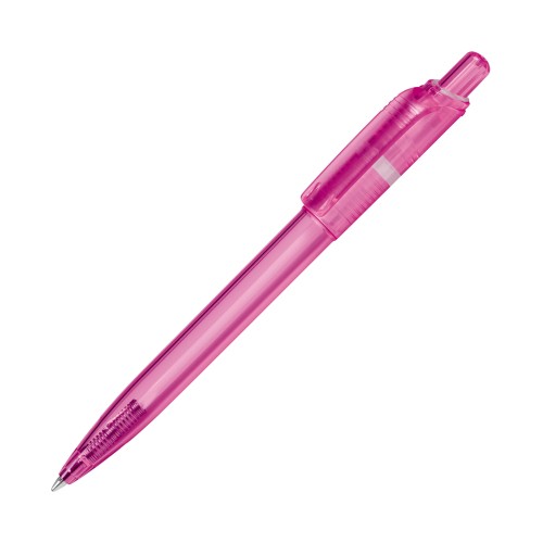 Ball pen Ducal Clear transparent (RX210 refill), Transparent / Pink