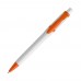 Ball pen Olly hardcolour, White / Orange