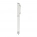 Rollerball two stripes aluminium, Wit