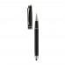 Aluminium Rollerball mit 2 Ringen, Schwarz Aluminium Rollerball mit 2 Ringen, Schwarz