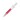 Spritzen-Textmarker, Transparent / Rosa