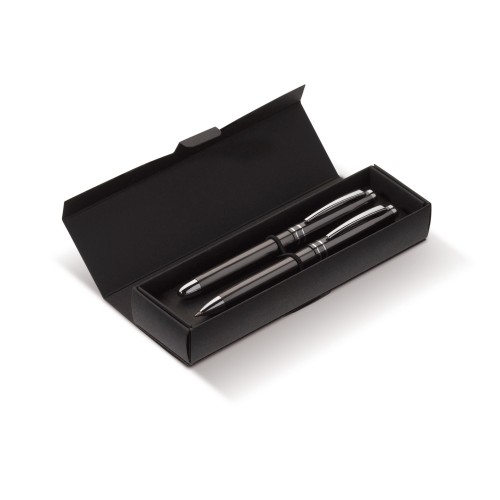 Metall Rollerball Two Stripes, Dunkelgrau Metall Rollerball Two Stripes, Dunkelgrau