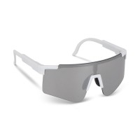 Tom R-PC sportzonnebril met spiegelende glazen UV400, Wit