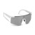 Tom R-PC sportzonnebril met spiegelende glazen UV400, Wit