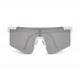Tom R-PC sportzonnebril met spiegelende glazen UV400, Wit