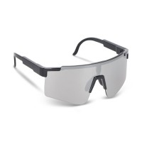 Tom R-PC sportzonnebril met spiegelende glazen UV400, Zwart
