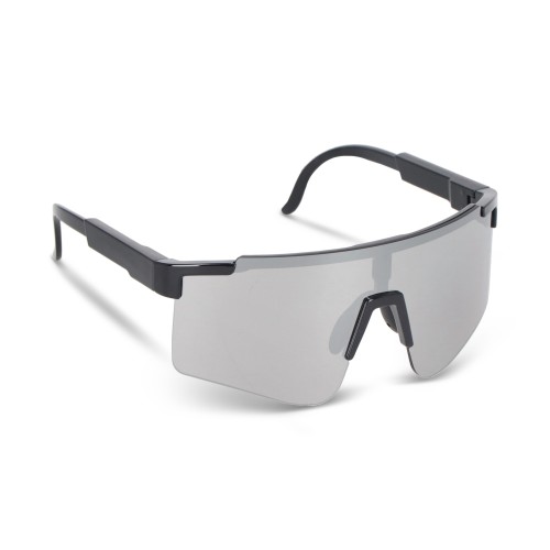 Tom R-PC sportzonnebril met spiegelende glazen UV400, Zwart