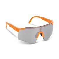 Tom R-PC sportzonnebril met spiegelende glazen UV400, Fluor assorti / Oranje