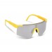 Tom R-PC sportzonnebril met spiegelende glazen UV400, Fluor assorti / Geel