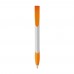Balpen Apollo hardcolour, Wit / Oranje