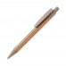 Ball pen bamboe met tarwestro, Grijs