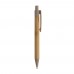 Ball pen bamboe met tarwestro, Grijs