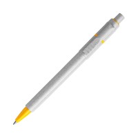 Ball pen Baron Stone hardcolour, Grey / Yellow