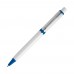 Ball pen Raja hardcolour, White / Light Blue