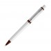 Ball pen Raja hardcolour, White / Dark Red