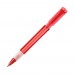 Ball pen S40 Grip Clear transparent, Transparent / Red
