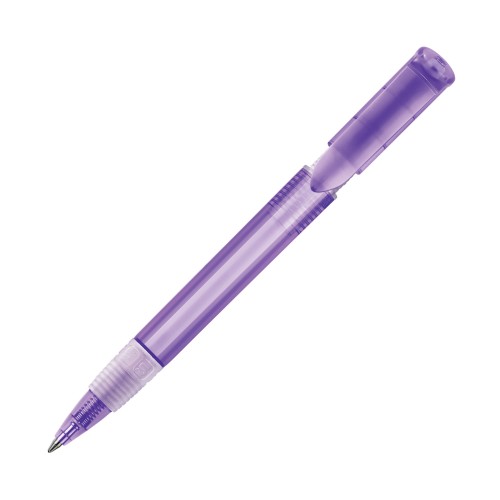 Ball pen S40 Grip Clear transparent, Transparent / Purple