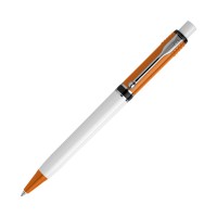 Balpen Raja Colour hardcolour, Oranje / Wit