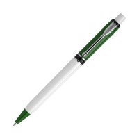 Balpen Raja Colour hardcolour, Groen / Wit