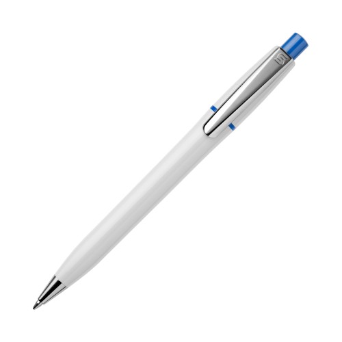 Balpen Semyr Chrome hardcolour, Wit / Blauw Balpen Semyr Chrome hardcolour, Wit / Blauw
