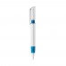 Kugelschreiber S40 Grip hardcolour, Weiss / Blau