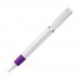 Ball pen S40 Grip hardcolour, White / Purple