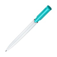 Ball pen S40 Colour hardcolour, White / Turquoise