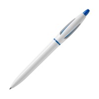 Ball pen S! hardcolour, White / Blue