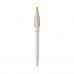 Ball pen S! hardcolour, White / Yellow