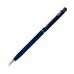 Balpen stylus metaal, Donkerblauw