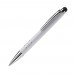 Balpen stylus metaal, Wit