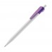 Balpen Cosmo hardcolour, Wit / Paars