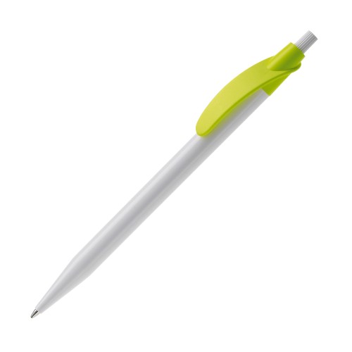 Cosmo ball pen hardcolour, White / Light Green