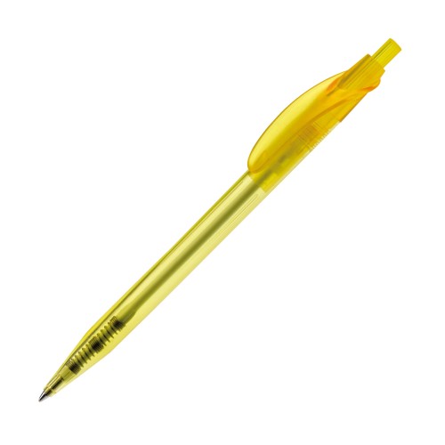 Balpen Cosmo transparant, Transparant / Geel