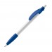 Cosmo ball pen rubber grip HC, White / Royal Blue