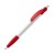 Cosmo ball pen rubber grip HC, White / Red