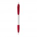 Cosmo ball pen rubber grip HC, White / Red