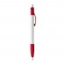 Cosmo ball pen rubber grip HC, White / Red