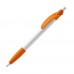 Balpen Cosmo grip hardcolour, Wit / Oranje