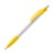 Cosmo ball pen rubber grip HC, White / Yellow