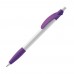 Cosmo ball pen rubber grip HC, White / Purple
