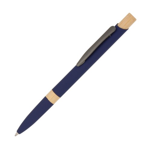 Balpen Sering gerecycled Alu, Donkerblauw