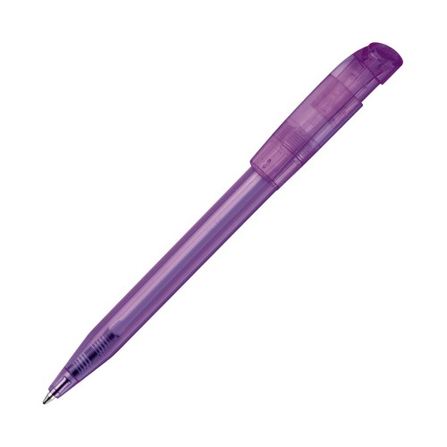 Balpen S45 Clear transparant, Transparant / Lila
