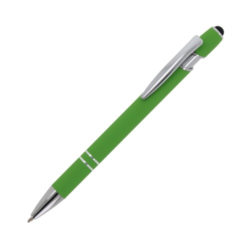 Balpen Paris Metaal soft touch, Lichtgroen