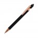 Balpen Paris Luxe Metaal rubberised, Zwart