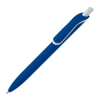 Balpen ClickShadow soft touch R-ABS, Donkerblauw